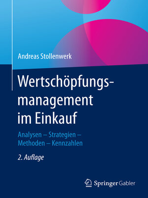 cover image of Wertschöpfungsmanagement im Einkauf